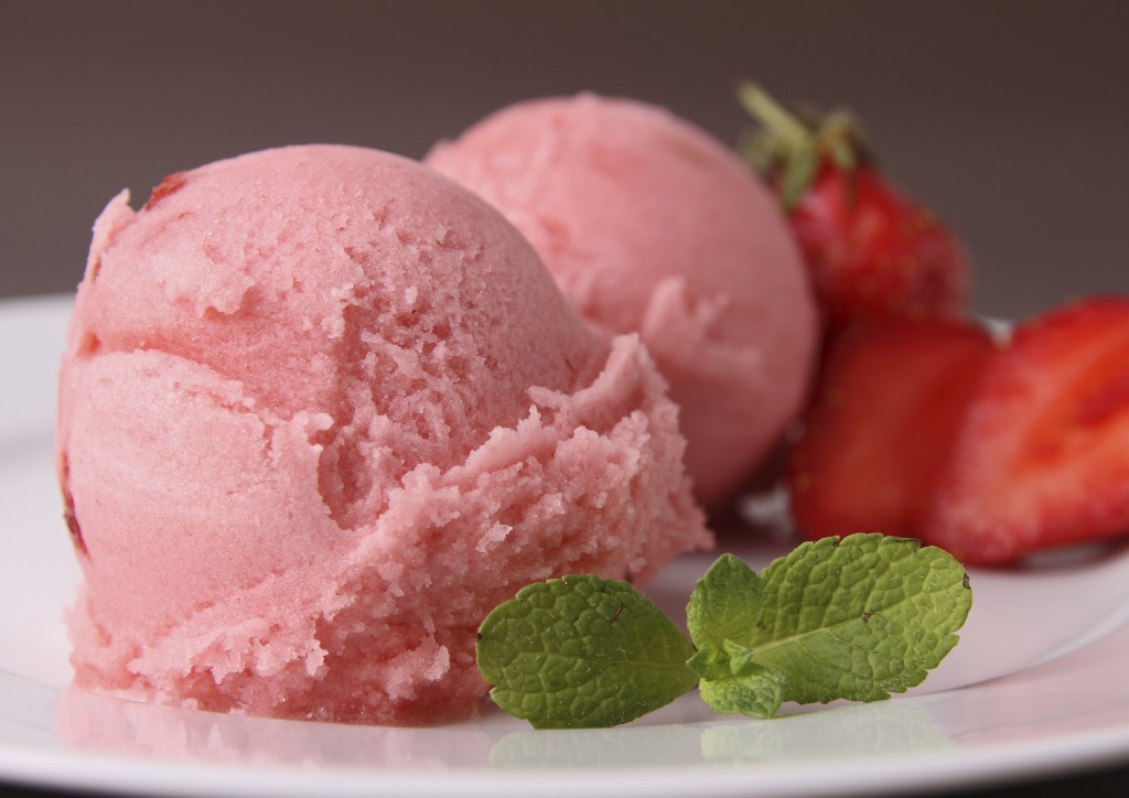 Strawberry ice cream machines gif